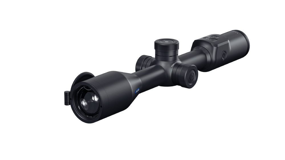 Night Stalker 4K 2.0 night vision scope with 1000m laser rangefinder in lens
